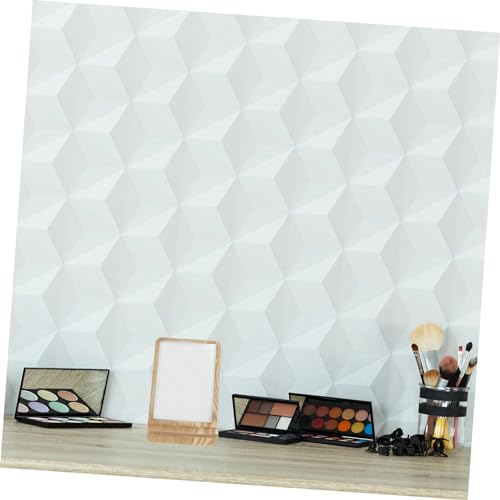 Espejo de maquillaje de madera para tocador 1pc miniatura 7