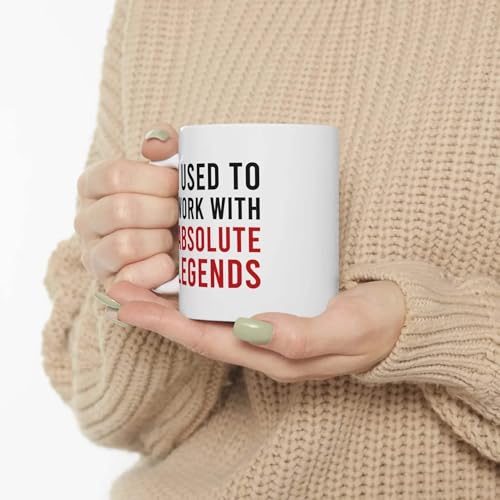 Image of Panvola Personalized I Used To Work With Absolute Legend Customized Coworker Retirement New Job Goodbye Workplace Office Colleague Coffee Mug 11 oz 11oz
