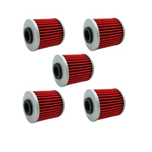 Kawasaki KX250F KX250 KX450F 2008-2016 スズキ RMZ 250 450 450Z BETA EVO 300 250 4ストローク ピットバイク オートバイ用オイルフィルター(5pcs)