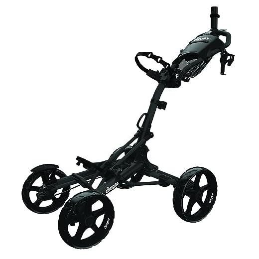 Push Pull Golf CART | Golf Cart Clicgear 8.0+ Golf Push Trolley, Black, One Size