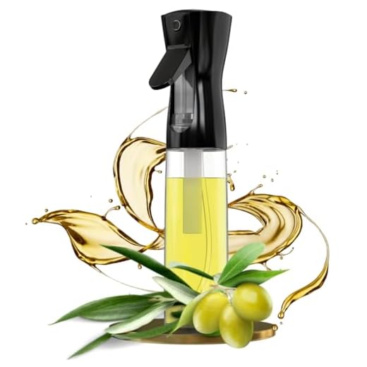 Evabris™ Pulverizador Aceite Spray, 200ml y 300ml, Spray Aceite Cocina, Dispensador Pulverizador de Aceite, Dosificador y Rociador, Aceitera para Cocina, Difusor Aceite Cocinas (300 ml, Negro)