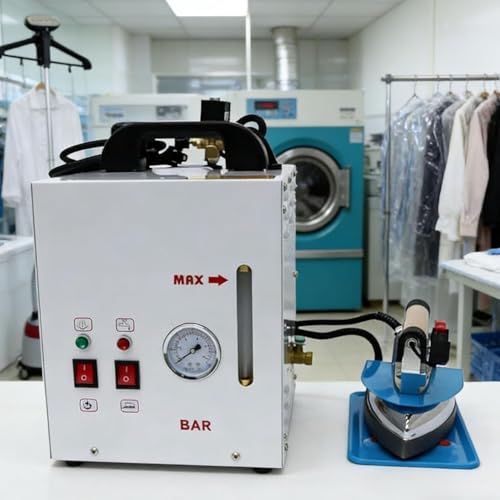 Image of Steam Iron Stainless Steel Commercial Electric, 1600w Professional Ironing Station, Adjustable Temperature With 4l Water Tank