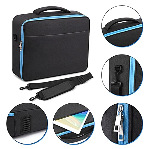 Funda para videoproyector Tyenaza con cremallera doble, resistente a impactos, portátil y para viaje, ideal para BenQ, Vivitek, Optoma, NEC y Acer miniatura 2