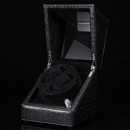 Preisvergleich Produktbild SuRose Automatik Uhrenbeweger Box Uhrenbeweger Auto Dual Uhrenbeweger Leder Aufbewahrungsbox Display 2 Uhrenbeweger Gehäuse Automatik Rotationsbeweger