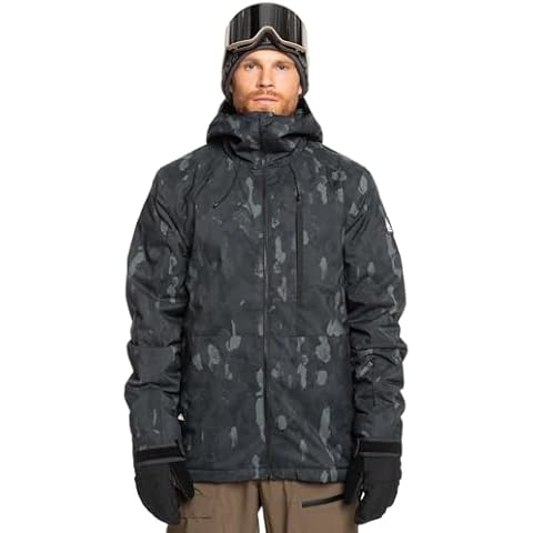 Quiksilver Black Mission Snow Jacket for Men Cover