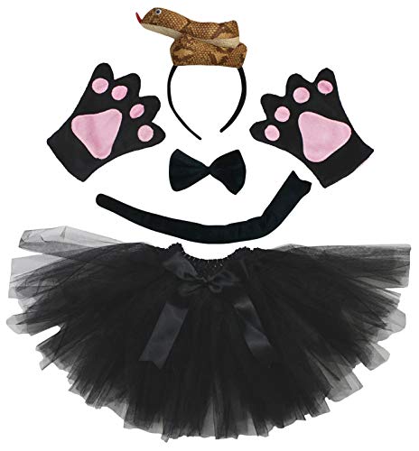 Guantes de diadema para cola de moño para running y paseos invernales en negro