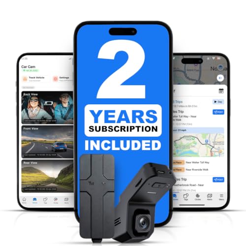 Image of Dash Cam + GPS Tracker for Car 2K Front & Rear w /Engine Cut On /Off, 270Wide Angle 2 Channel Loop Recording w /Night Vision, WiFi 6 Real-time 10+ GPS Alerts Heat Resistant for Indian Roads