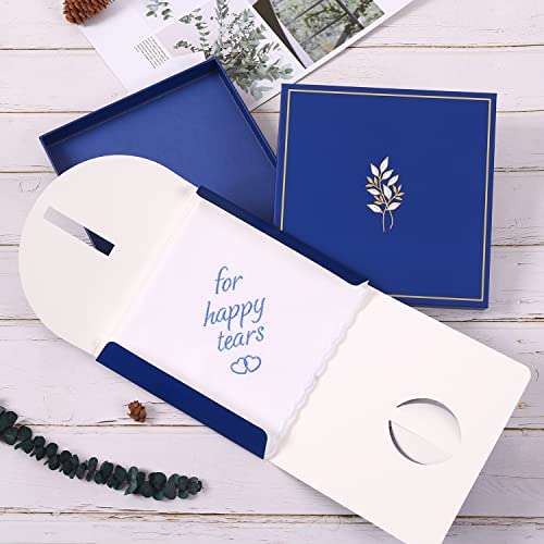 Something Blue, Wedding Day Gift, Embroidered Wedding Handkerchief, For Happy Tears (For Happy Tears) #TOP2