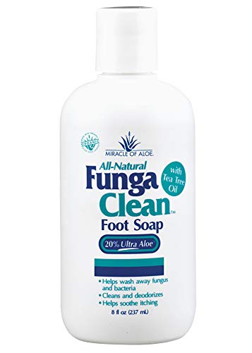 Funga Clean Foot Soap 8 Oz 20% Ultra Aloe with Tea Tree Oil. - coolthings.us