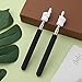 2pcs Teachers Pointer Stick, Telescopic Teachers Pointer for Classroom Presentation Whiteboard Extendable Pointing Stick for Teachers Speakers (Black)