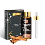 MAYJAM Aceites Esenciales de Canela 10 ml, 100% Aceites Esenciales Naturales Puros, Aceite Esencial de Aromaterapia de Grado Terapéutico, Aceites de Fragancia para Difusor Humidificador Relajación