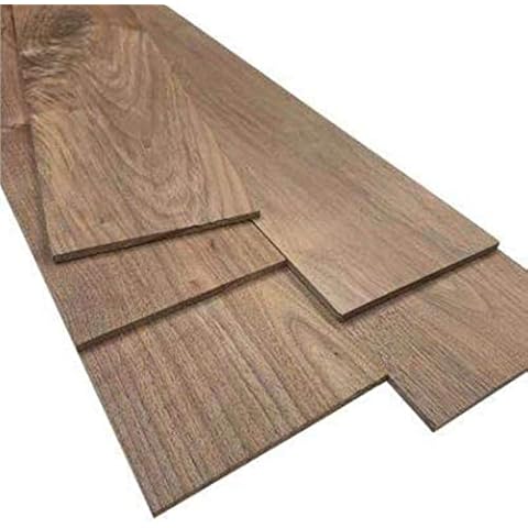 Pack of 2 Black Walnut Boards 1/4” Thick, Up to 8” Wide, 24” Long. You Choose Width. Thin Hardwood Lumber by Wood-Hawk (1/4 x 4 x 24) Cover
