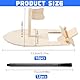 YOUNGSAY 10 Stück DIY Holz Segelboot, Kinderpuzzle Holzboot mit 12 Aquarellstift, Bemalt Holzboote Basteln für DIY-Malerei für Kinder und Dekorieren