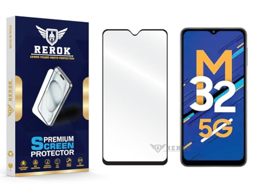 Image of Gorilla Tempered Glass Screen Protector Compatible with Samsung Galaxy M32 5G [Pack of 1] | Edge-to-Edge, Bubble-Free, Case Friendly, Easy Installation Kit