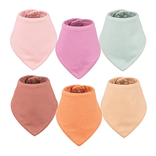 Image of Tiny Twinkle Bandana Scarf Bibs - Water Resistant and Absorbent Infant Drool and Teething Baby Bibs