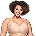Glamorise Full Figure Plus Size MagicLift Seamless T-Shirt Bra Wirefree #1080 Café