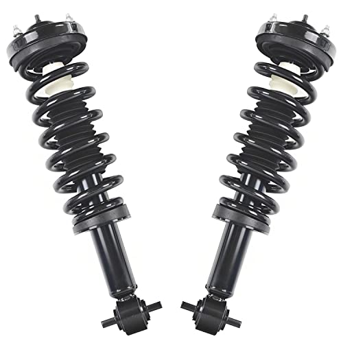 Image of Detroit Axle - 4WD Struts Shock Absorbers Kit for 2015-2020 Ford F-150, Front Struts w /Coil Springs Sway Bars Rear Shock Absorbers 2016 2017 2018 2019 Replacement