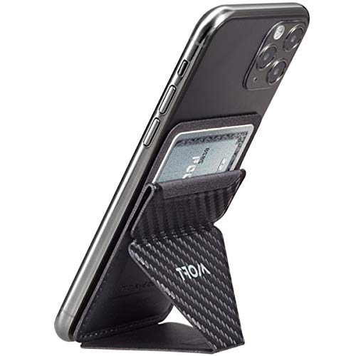 MOFT X スマホ スタンド iPhone カバー スマホホルダー ワイヤレス充電 カーボン iPhone11 iPhoneX (カーボンブラック)