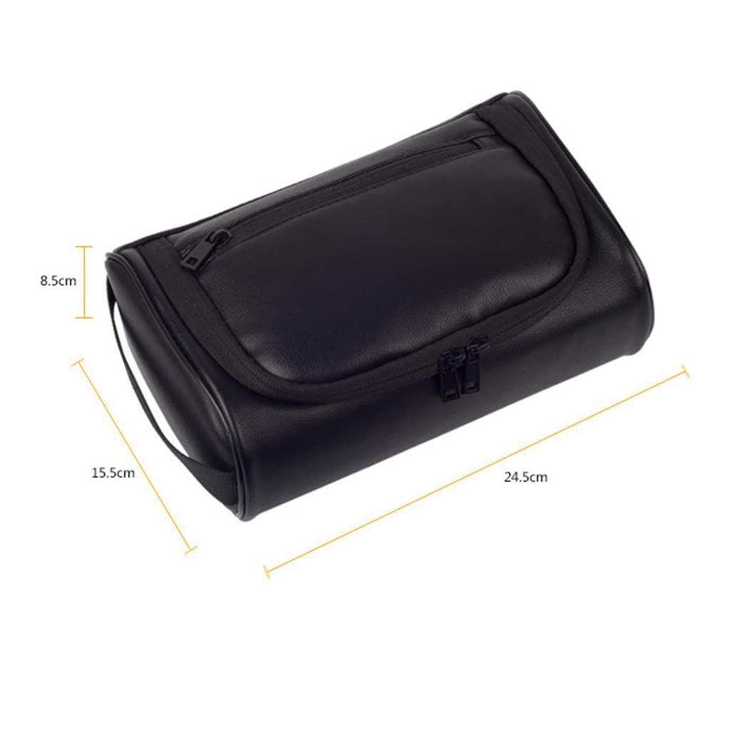 Borsa Da Trucco Da Viaggio In Pelle PU Borsa Da Toilette Da Uomo Piccola Borsa Da Trucco Con Cerniera Piccola