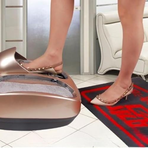 Máquina de limpieza de suela de zapatos: pulido automático con almohadilla absorbente de agua para entradas de alto tráfico
