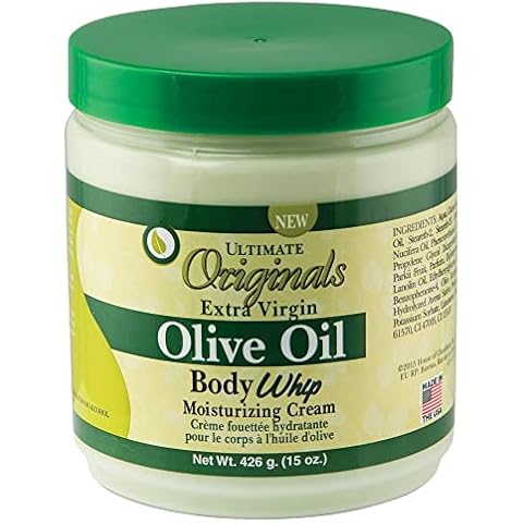 Ultimate Organic Olive Oil Body Whip Moist Cream Jar, 426 g Cover
