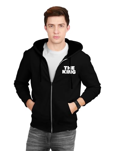 Image of fanideaz Mens Cotton Graphic Printed Zipper Hoodie for Men