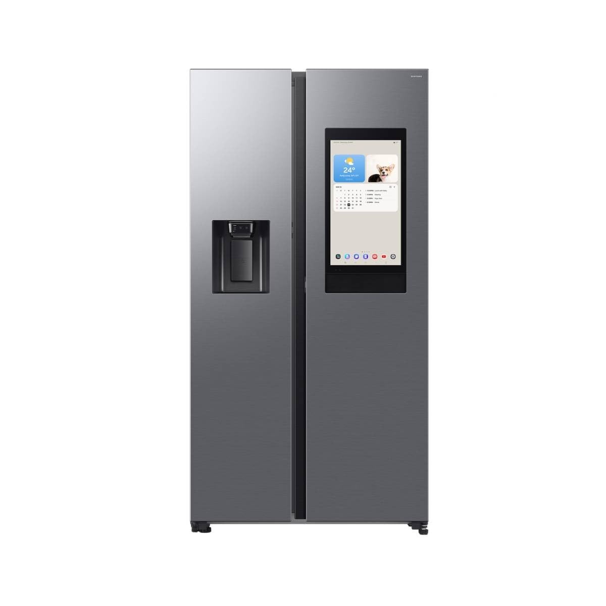Samsung Frigorífico Americano 614L - Gris - RS90F66BETEF