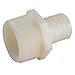 Pipe Fitting, Nylon Hose Barb, 3/8 ID x 1/2-In. MPT