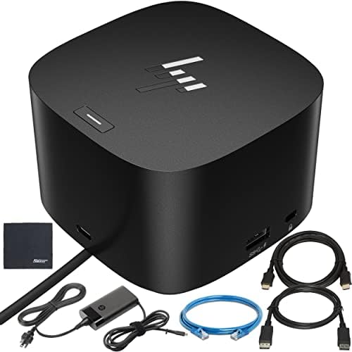 Thunderbolt Dock 280W G4 (4J0P0AA) + ZoomSpeed HDMI Cable + ZoomSpeed DisplayPort Cable + ZoomSpeed Ethernet Cable -ZoomSpeed Starter Kit