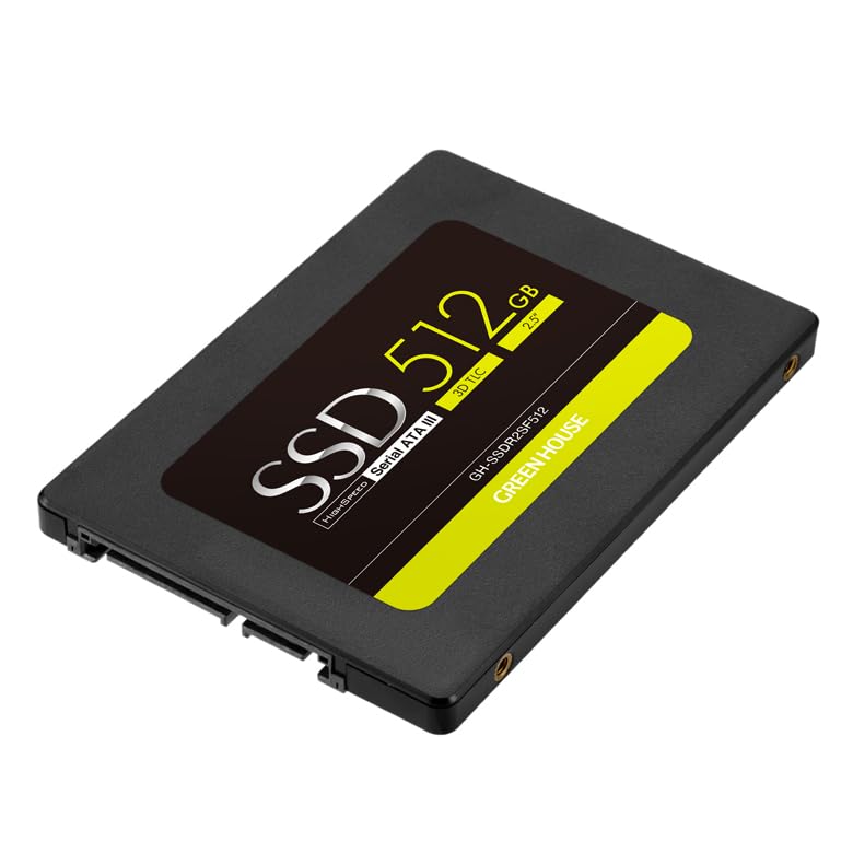 Amazon | グリーンハウス 2.5インチ 内蔵SSD 512GB SATA 最大書