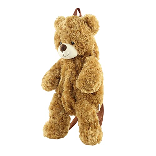 Sac à dos femme en peluche ours MOGSA B2305 pour un look décontracté au quotidien