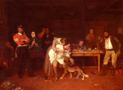 Affiche Impression d'art le sergent recruteur George Smith Tableau Toile 60x90