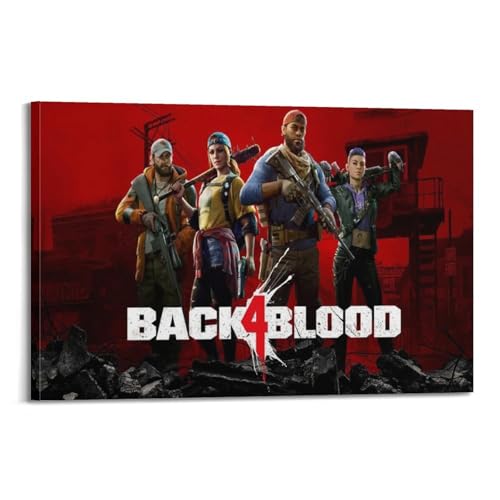 ZPSYREGYD Póster de venganza de videojuegos, lienzo decorativo para pared e impresión artística moderna para decoración de dormitorio familiar, 40 x 60 cm