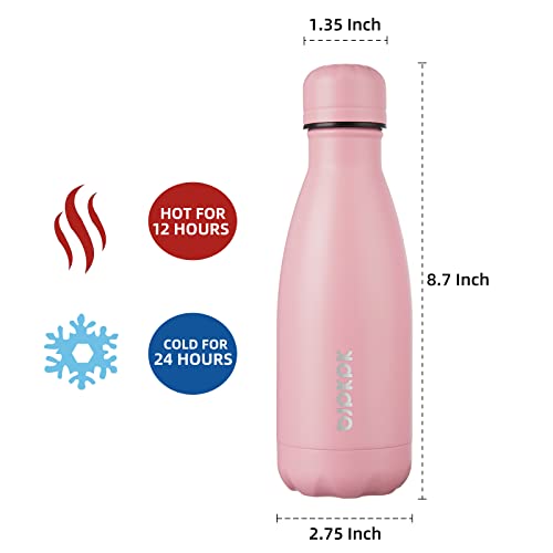 Image of BJPKPK 12 oz Small Insulated Water Bottle, Stainless Steel Leak Proof Flask