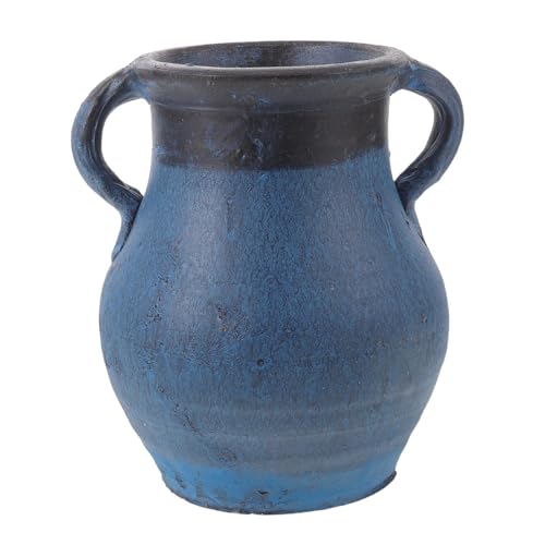 Vase rustique en céramique à large ouverture pour sublimer votre centre de table convivial