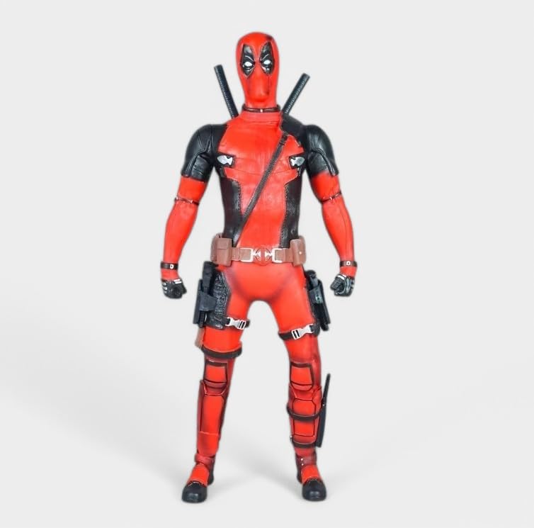 Image of Gifts- Deadpool Action Figure Toys for Study Table, Office Desk Decoration - Gift for Fans and Collectors| Deadpool,Size Approx 30 CM