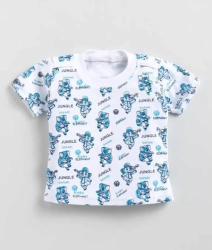 Image of Mommy Club Baby Boy's & Baby Girl's Jumbo The Elephant Dungaree For 0-6Months Baby || Dress Clothes For Baby Boy And Baby Girl (Red, 0-9 Months)