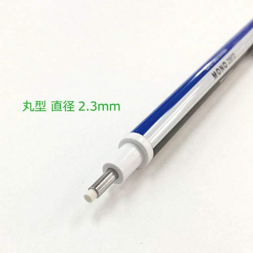 Image of Tombow Mono Zero Eraser Refill, Round Tip 2.3 mm Diameter Eraser + Refill (White)