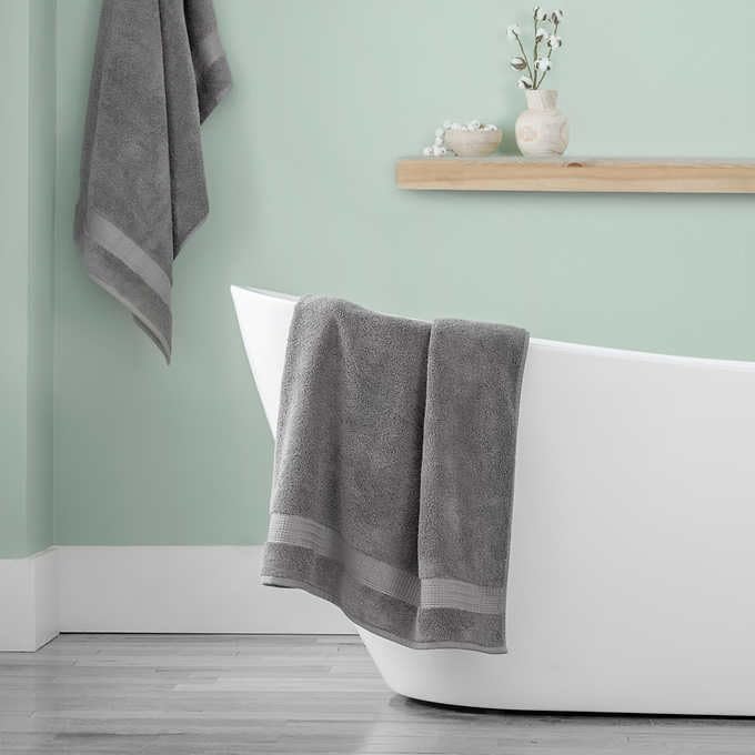 Miniatura 3 de El juego de 4 toallas de 100% algodón egipcio incluye 2 toallas de mano (16 pulgadas de ancho x 30 pulgadas de largo), 2 paños de lavado (13