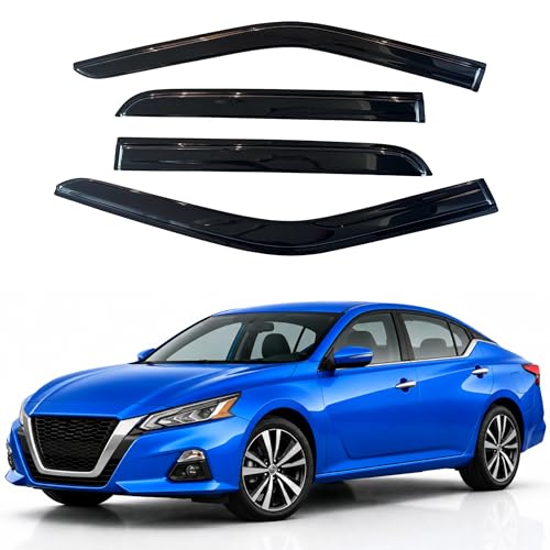 Image of IG Window Visors Fit for 2019-2026 Nissan Altima, Out-Channel Rain Guards Vent Wind Deflectors 4PC, Car Accessories for 19-26 Altima