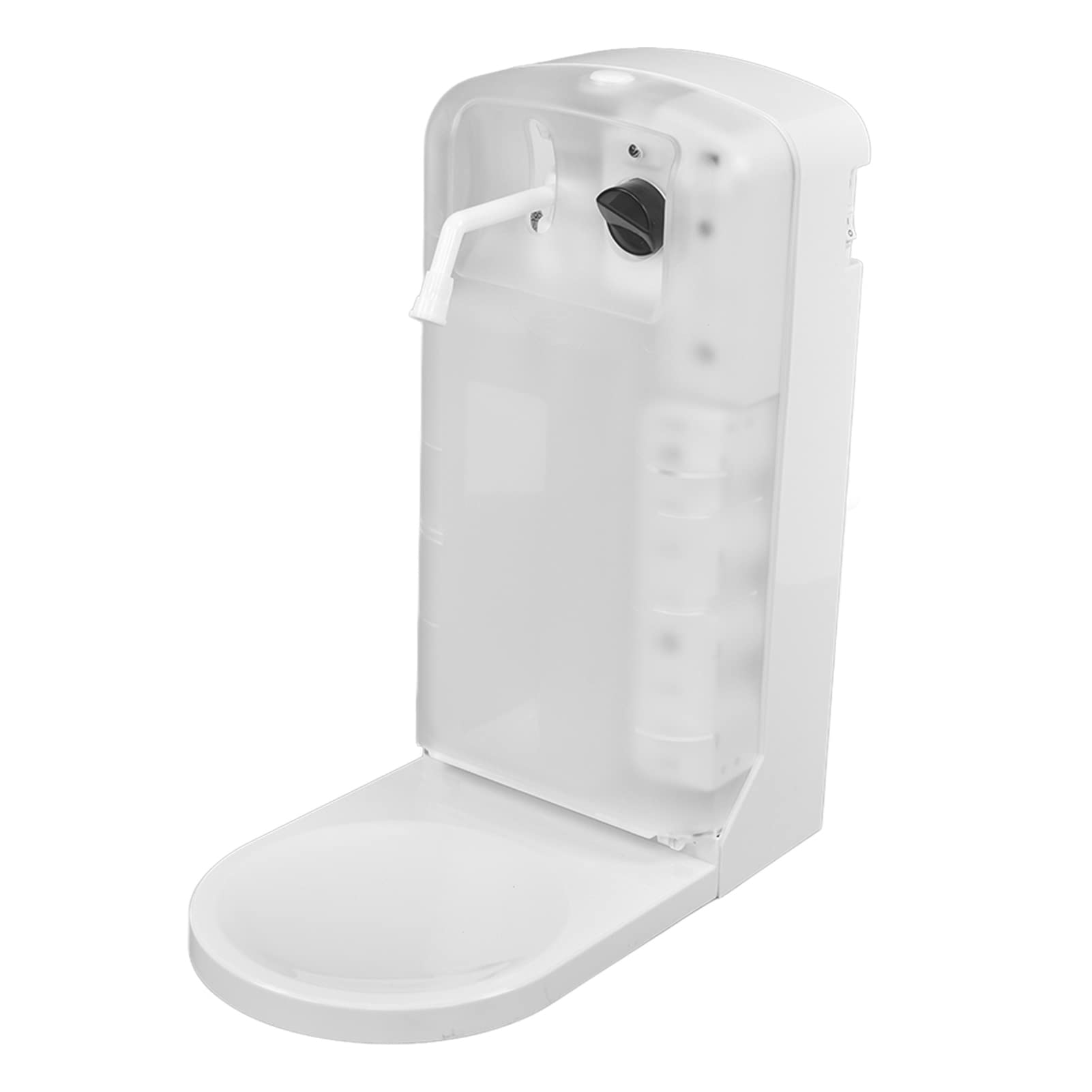 Wakects Automatischer Handseifenspender, ABS-Infrarotsensor, Berührungsloser Handseifenspender, 1000 Ml, Wandmontage oder Desktop mit Abtropfschale für Küche, Badezimmer, Büro, Hotel