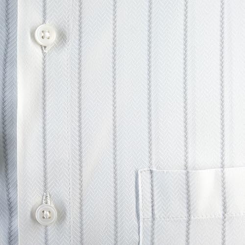 Image of 7-DAYS Men's Premium Striped Formal Shirt - Cotton Rich, Regular Fit, Full Sleeve, with Pocket, Wrinkle Resistant - Stylish Office & Everyday Wear.