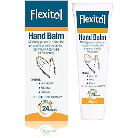 Flexitol Hand Balm for Dry and Itchy Skin, Relieves The Symptoms of Mild Dermatitis, Eczema and Psoriasis (of The Hands) - 75g Cover