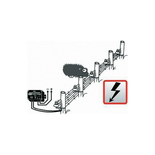 Kemo M062 Mini Weidezaun Hochspannungsgenerator 9 - 12 V/DC. Pulsierende, schwache Hochspannung von 1000 Volt. Kleintier-Elektrozäune, Einbrecherschutz, (L x B x H) 72 x 50 x 42 mm