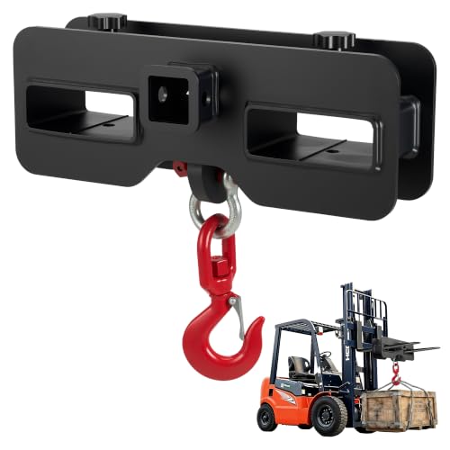 Heavy Duty Forklift Lifting Hook, Forklift Attachment for Lifting & Towing