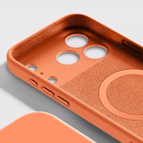Coque Silicone Liquide iPhone 17 Pro compatible MagSafe Mince - 3