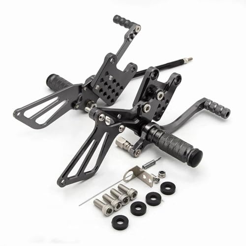 Repose-pieds arrière et pilote pour moto GSXR750 en aluminium haute résistance