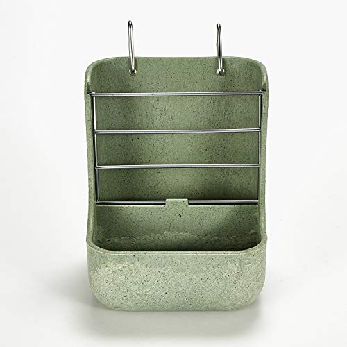 Kaytee Hay & Food Bin Feeder With Quick Locks For Pet Rabbits, Chinchillas, Guinea Pigs And Other Small Animals, 5.75 Inches X 6 Inches X 7 Inches #TOP2