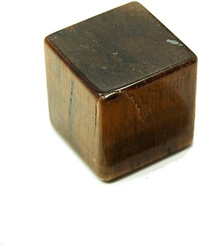 Tiger Eye Stone 24 Mm Cube-B074Y3DJ-DNM