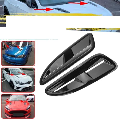 Grille d'aération pour capot VW Jetta Polo Scirocco en ABS noir brillant - 2